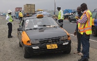 Some Motor Transport and Traffic Department personnel on duty