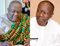 Victor Smith (L) says Ken Ofori-Atta (R) was medically fit before he was detained