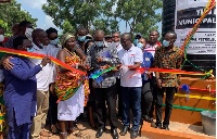 Officials of NPA and some elders commissioning one of the projects