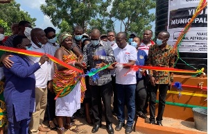 Officials of NPA and some elders commissioning one of the projects