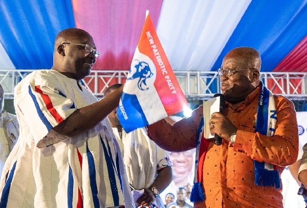 Nana Akufo-Addo and Mahamudu Bawumia in a photo