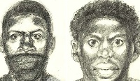 An artist's impression of the suspects