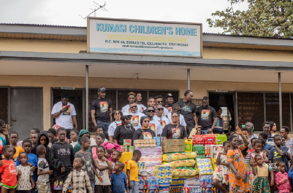 The donation was in honour of the late mother of Mr Opoku