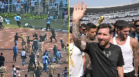 Violence erupted at the stadium over Lionel Messi's tour in India