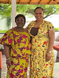 Member of Parliament for the Dome Kwabenya Constituency, Adwoa Safo and Chief of Staff, Frema Opare