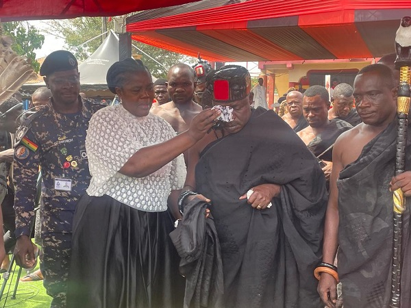 Ejurahene Barimah Osei Hwedie II, others captured at the funeral