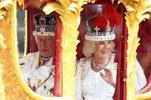 The King and the Queen after the coronation
