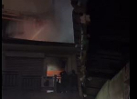 Watch as fire guts several shops at Circle