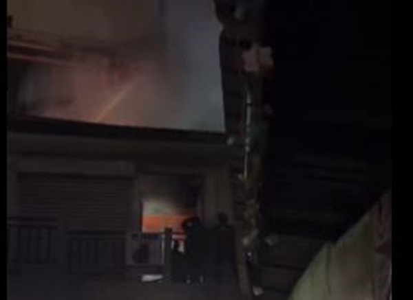 Scene of the fire outbreak at Circle