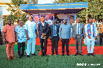 Vice President Dr. Mahamudu Bawumia (third from right) among other health professionals