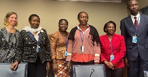 Ghana's delegation at the UN Commission Session