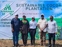 The distribution exercise took place at the company’s flagship cocoa project in Kpando