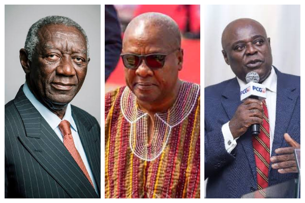 Samuel Koku Anyidoho (R) has criticised President Mahama (M)