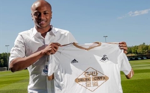 Ayew signed with Swansea in 2015