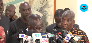 The Minority press conference was led by Kwame Anyimadu-Antwi