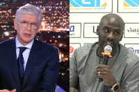 A photo of Arsene Wenger and Otto Addo