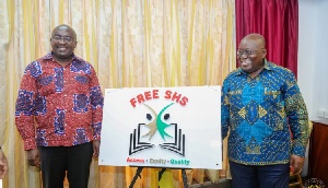 President Nana Addo Dankwa Akufo-Addo with Vice President Dr. Mahamudu Bawumia