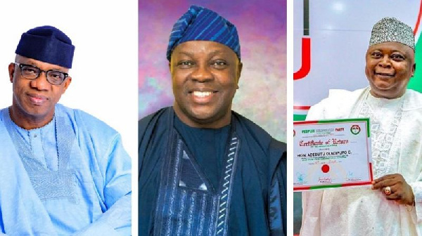 Di leading candidates for Ogun State