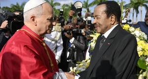Pope Leo And President Biya.png