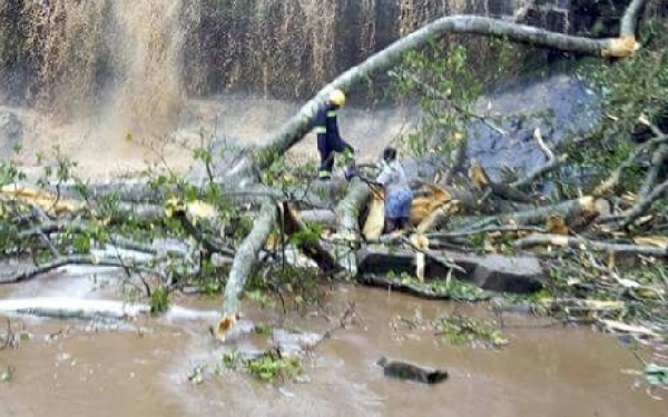 Scene of the Kintampo Waterfalls accident