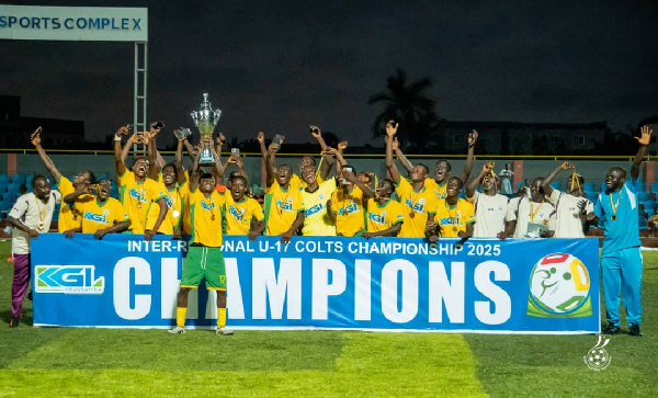 Ashanti Region are champions of the 2025 KGL U-17 Colts tournament