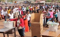 voters at a voting centre