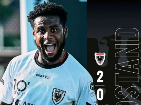 Afriyie Barnieh has been in top form since joining FC Aarau