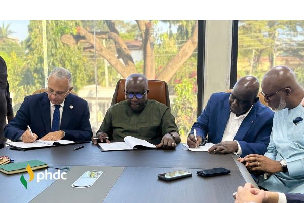 Dr Tony Aubyn signs deal with two companies to establish a petrochemical hub