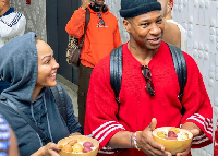 Meagan Good and her husband Majors have arrived in Guinea