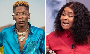 Shatta Wale and Sally Mann Frimpong