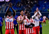 Edmund Addo and Osman Bukari are two of over 10 foreign players currently at Red Star Belgrade