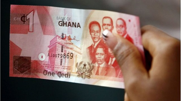 File photo of Ghana cedis notes