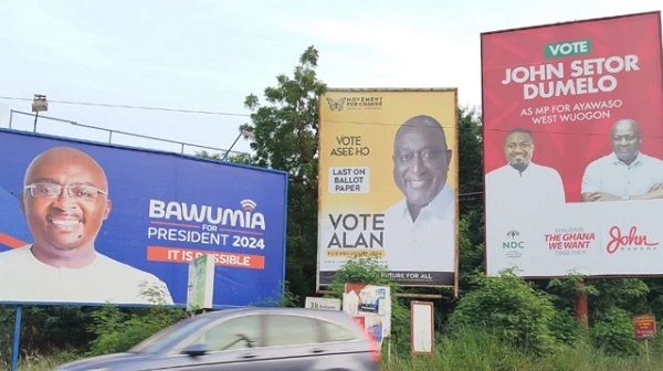 In Ghana, the proliferation of political paraphernalia has become a persistent feature