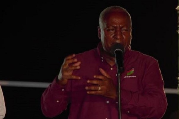 \'We only see development when NDC is in power\' - Mahama