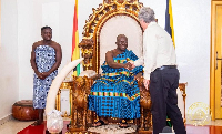 The visit marks the consul's first encounter with the people of Asanteman