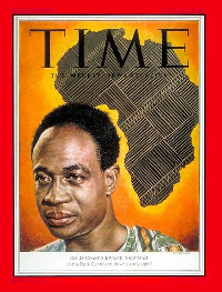 Dr Kwame Nkrumah on the cover page of TIMES MAGAZINE
