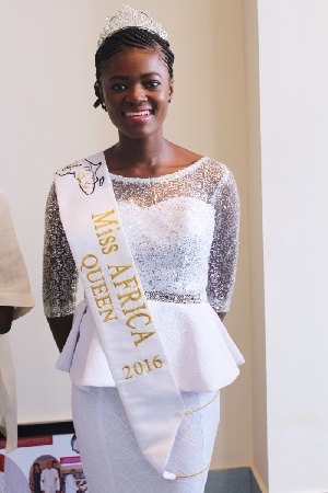 Rebecca Asamoah, 2016 Miss Africa Continent