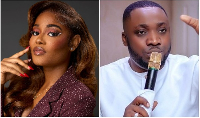 Ama Burland (L) has taken a swipe at Prophet Uche (R)