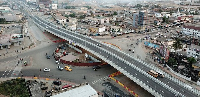 A photo of Obetsebi Lamptey roundabout