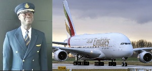 Captain Solomon Quianoo is a Ghanaian pilot with Emirates Airlines