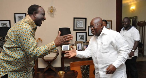 Alan Kyeremanten and Nana Addo Dankwa Akufo-Addo