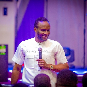 Lead pastor of Grace Mountain Ministry and the convenor of Alpha Hour, Pastor Elvis Agye