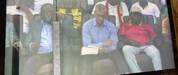 Chris Hughton at one of the match centers