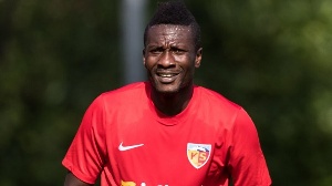 Legendary Ghanaian striker Asamoah Gyan