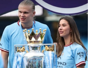 Manchester City star man Erling Haaland  and his reported girlfriend Isabel Haugseng Johansen