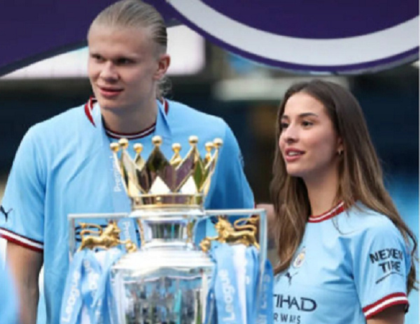 Manchester City star man Erling Haaland  and his reported girlfriend Isabel Haugseng Johansen