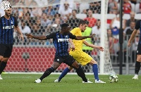 Kwadwo Asamoah assisted in Inter Milan's victory