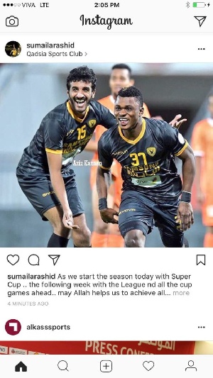 Sumaila's Al Qadsia lost 3-2 on penalties to Al Kuwaiti last season