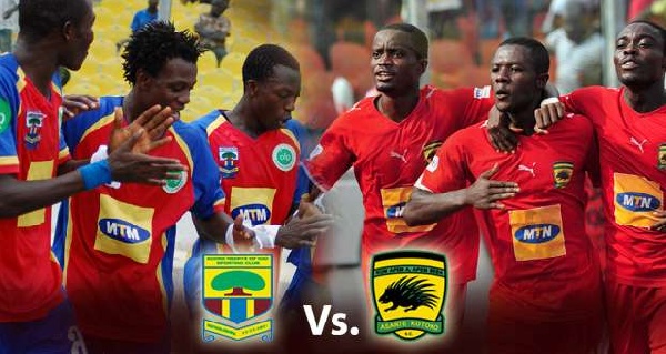 Hearts face off with Asante Kotoko in the biggest game of the weekend