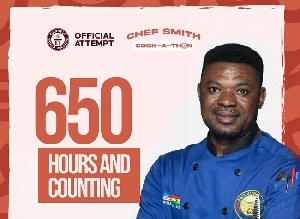 Chef Smith has surpassed the 650 hour mark and still counting